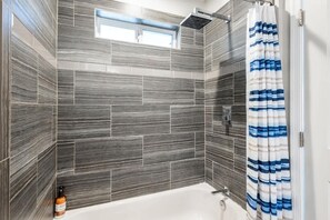 Shower, hair dryer