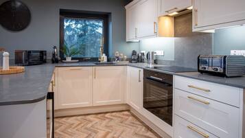 Microwave, oven, toaster, highchair