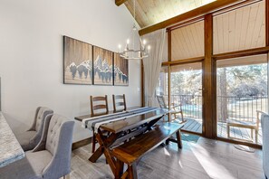 Interior - Spacious studio with large deck and access to shared pool and hot tub (Durango)