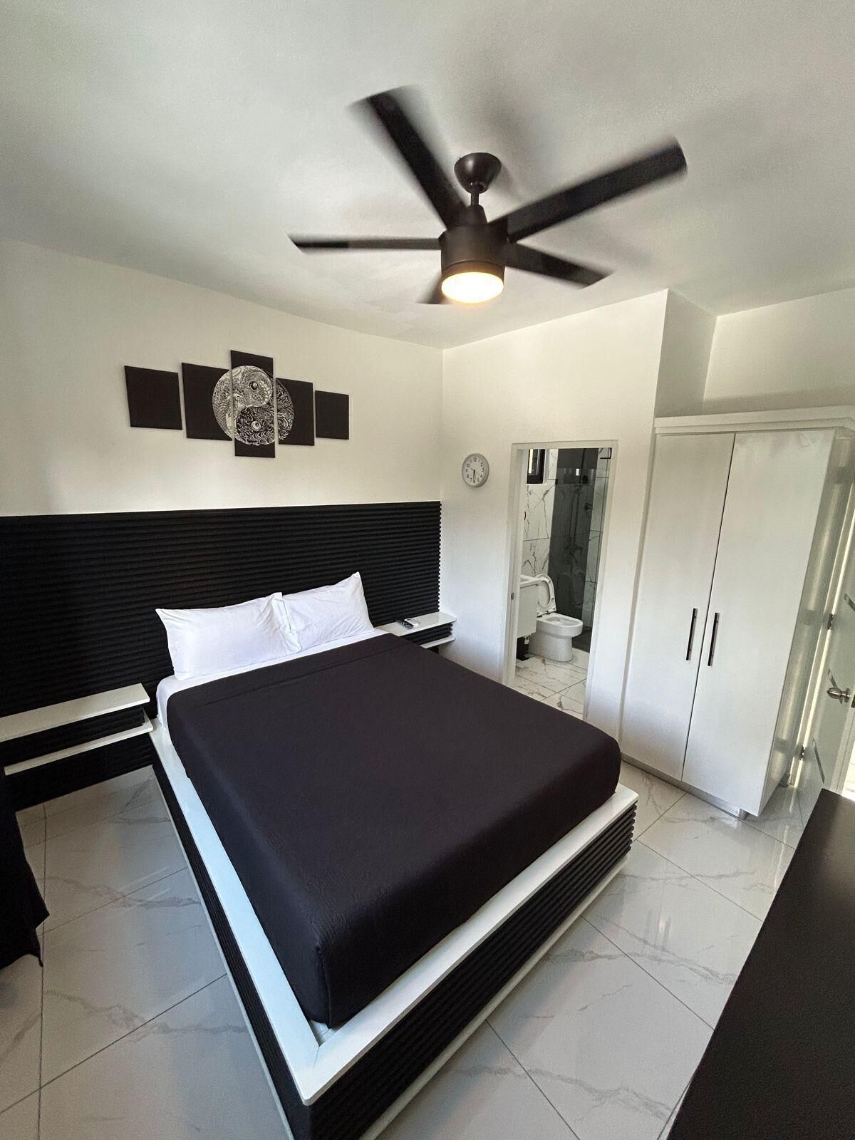 Hypo-allergenic bedding, memory-foam beds, in-room safe