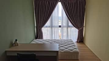 1 bedroom, iron/ironing board