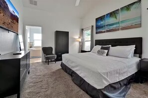4 bedrooms, iron/ironing board, WiFi, bed sheets