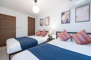 Luxury-Apartment, Balkon | 4 Schlafzimmer, BettwƤsche aus Ƥgyptischer Baumwolle