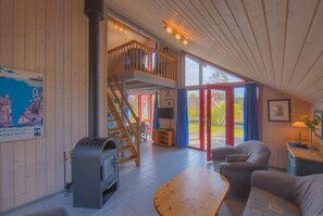 House | Living room - Exklusives Skandinavisches Ferienhaus (Mirow)