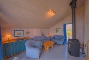 House | Living room - Exklusives Skandinavisches Ferienhaus (Mirow)