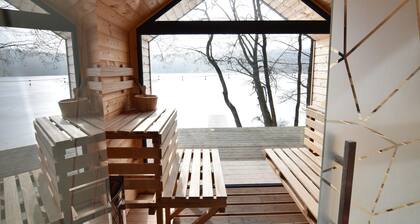House by Lake Stare Czaple With Sauna