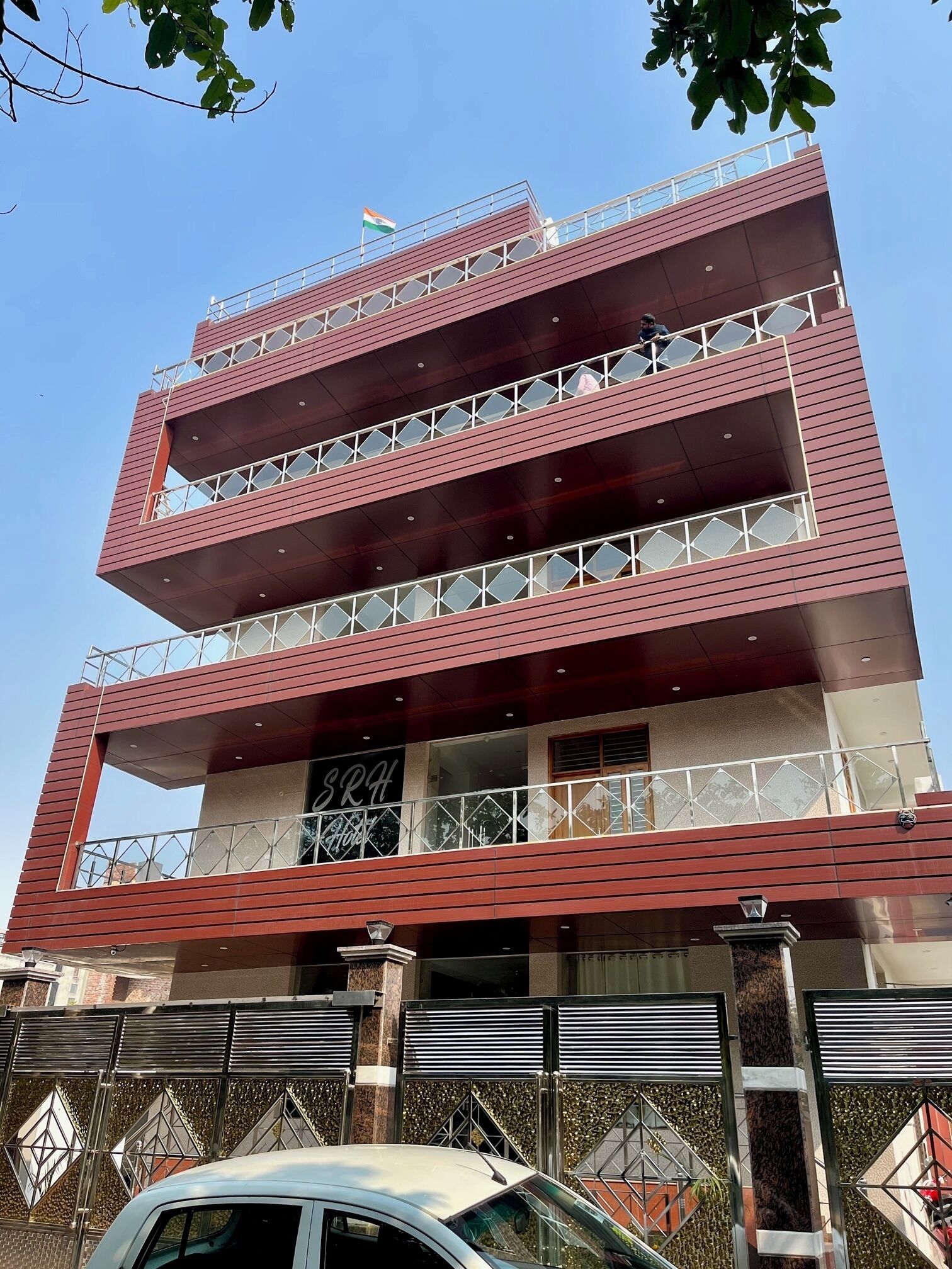 Façade de l’hébergement