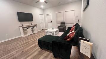 Smart TV, table tennis, books