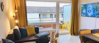 Apartment 60sqm with balcony and mountain view
