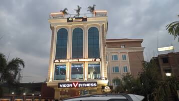 Façana frontal de l'allotjament