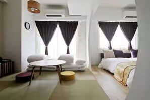 Luxury Apartment, Lanai, City View | Living area | 94-cm flat-screen TV with cable channels
