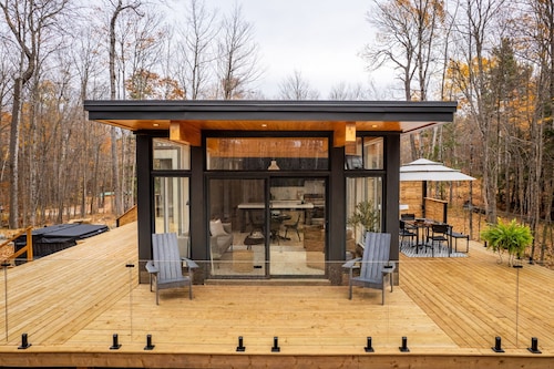 Sköv Cabin Luxury Escape |  Cedar Sauna & Hot tub