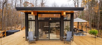 Sköv Cabin Luxury Escape |  Cedar Sauna & Hot tub