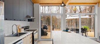 Sköv Cabin Luxury Escape |  Cedar Sauna & Hot tub