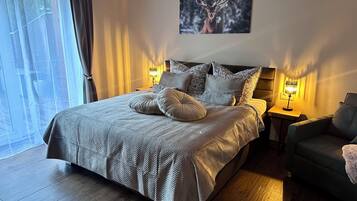 2 soverom, strykejern/-brett, reiseseng for barn og wi-fi (inkludert)