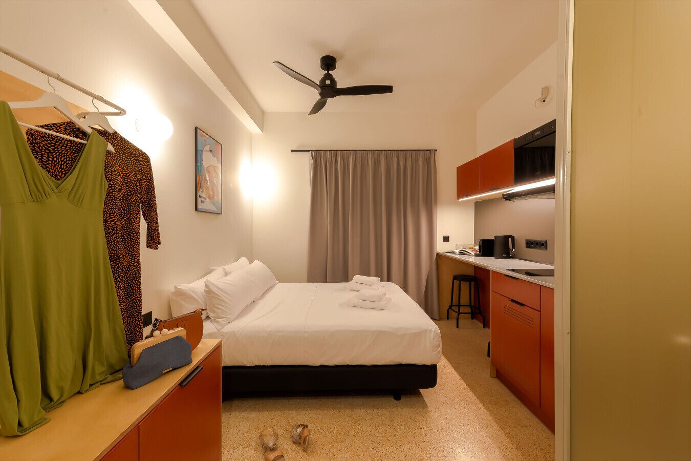 1 Schlafzimmer, Bügeleisen/Bügelbrett, kostenloses WLAN, Bettwäsche