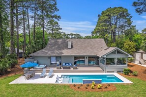 Una piscina climatizada