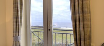 First floor 2-bedroom apartment with views over the famous James Braid Brora Golf Course.