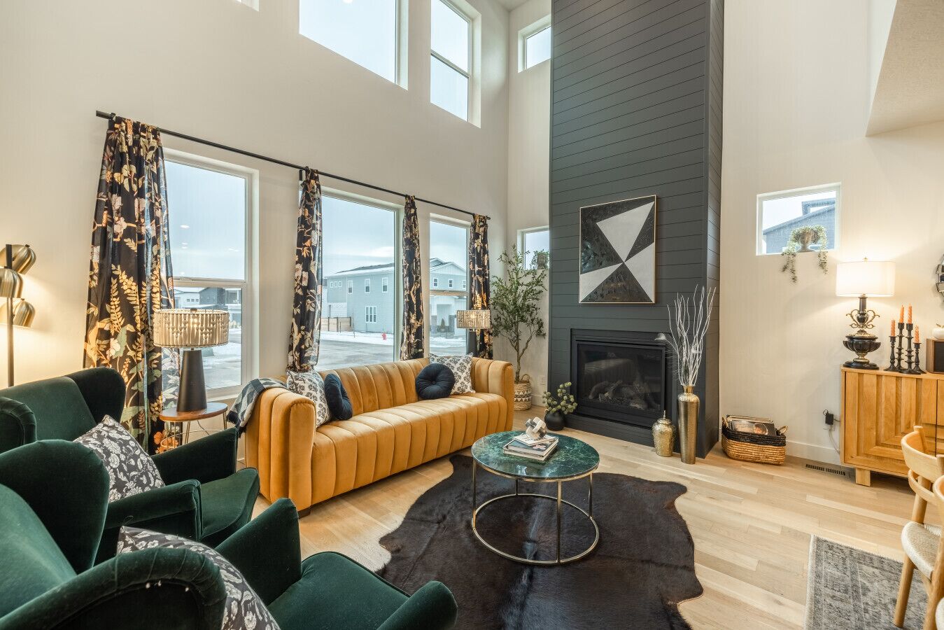 Smart TV, fireplace, foosball, offices