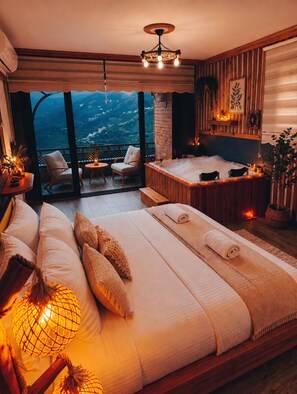Honeymoon Room | Individually decorated, individually furnished, laptop workspace - Seyri Alem Suite Bungalow (Ardesen)