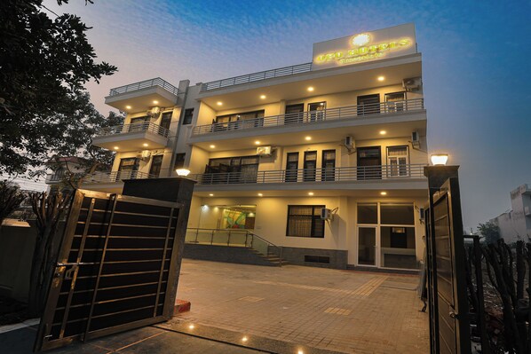 Majoituspaikan julkisivu