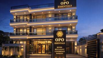 Voorkant van accommodatie