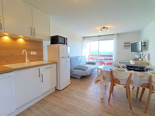 Studio lumineux 4 pers, balcon, Pla d'Adet