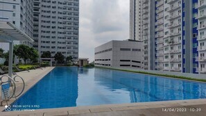 Condo, 1 Bedroom | Exterior - Grass Residence Tower 3 20th With Balcony (Quezon City)