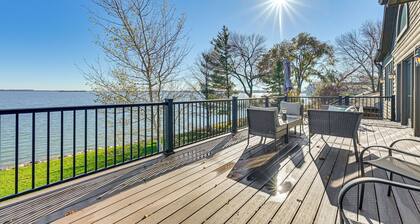 Waterfront Home w/ Boat Dock & Deck in Storm Lake!