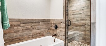 Fenced Yard: Modern Barndominium in Amarillo!