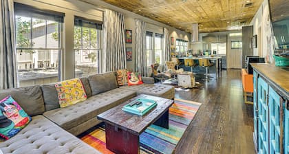 Walk to Soco: Home w/ Decks & City Views in Austin