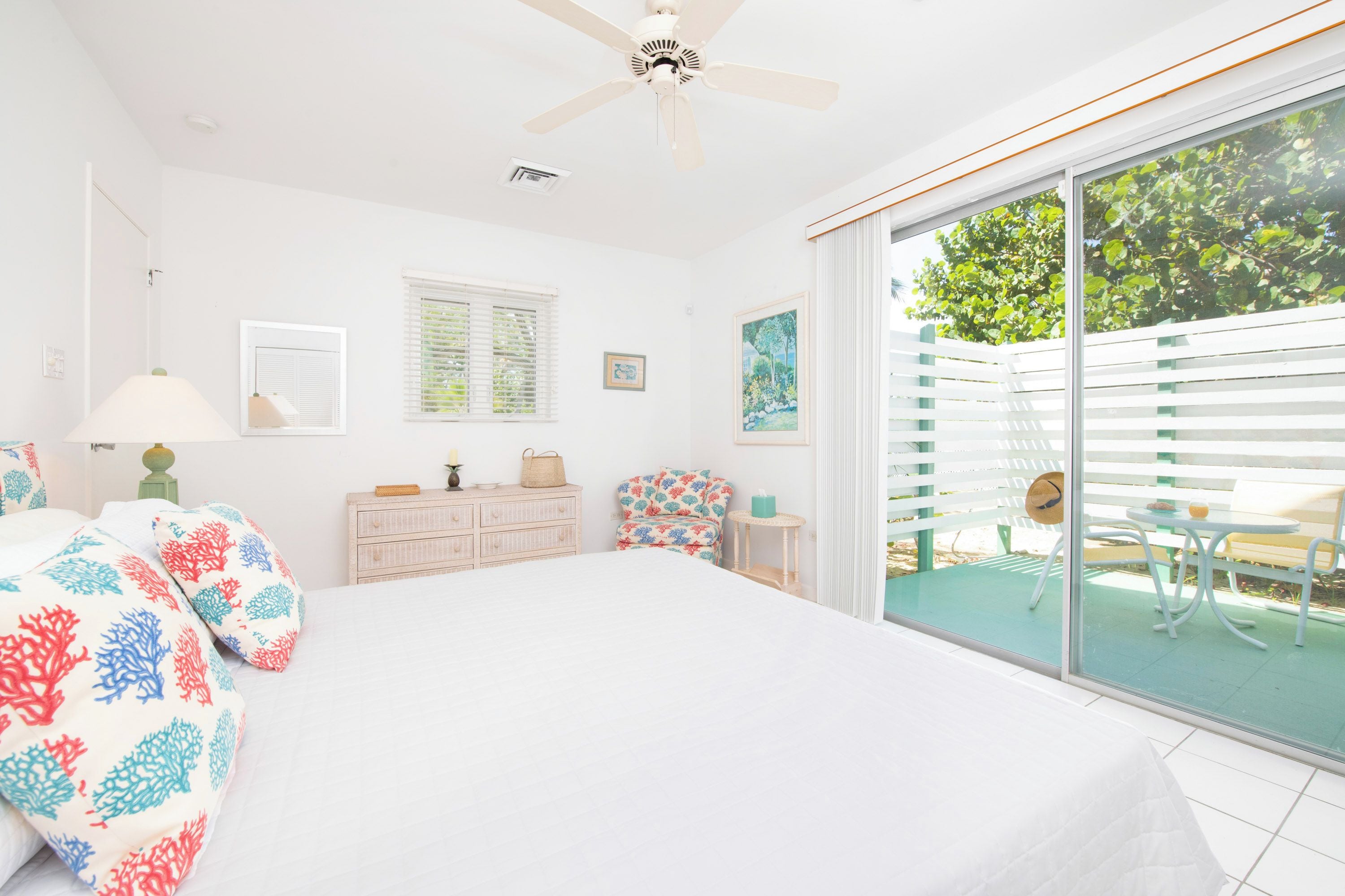 Bedroom 3 is furnished with a queen bed. 