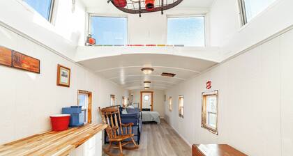 Unique traincar stay at the Katy Caboose!