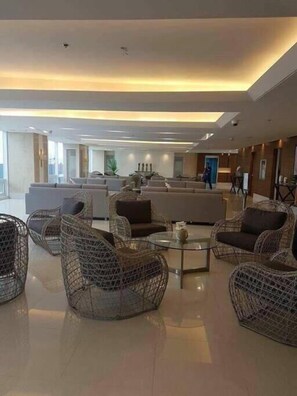 Apartment, 1 Schlafzimmer, Poolblick | Lounge