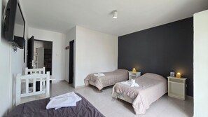 Triple Room, Balcony, City View | Free WiFi, bed sheets