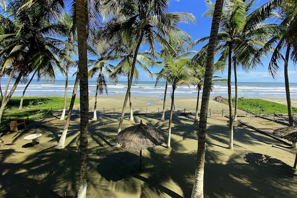 Apartamento, 3 quartos, piscina particular, vista para o jardim | Praia