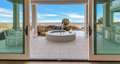 Beautiful New Beach Home with Private Pool, Spa & Stunning Beach Views