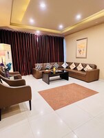 Sala de estar en el lobby