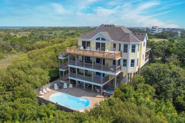 Exterior - Soundside Dog Friendly Home w/ Pool, Elevator, Hot Tub, Game and Media Rooms (Avon)