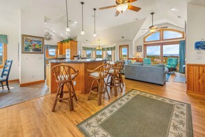 Interior - Soundside Dog Friendly Home w/ Pool, Elevator, Hot Tub, Game and Media Rooms (Avon)