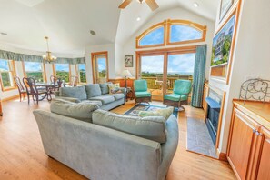 Smart TV, video games, books - Soundside Dog Friendly Home w/ Pool, Elevator, Hot Tub, Game and Media Rooms (Avon)