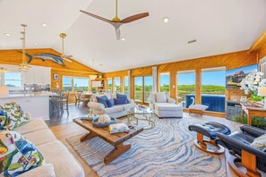 Smart TV, books - Canalfront Dog Friendly Home w/ Hot Tub, Private Boat Ramp/Dock, Cargo Lift (Avon)