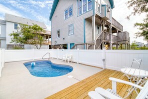 Pool - Lakefront home, just a short walk to the ocean or the sound in Corolla NC! (Corolla)