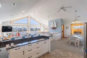 Interior - Lakefront home, just a short walk to the ocean or the sound in Corolla NC! (Corolla)