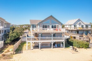 Exterior - Lakefront home, just a short walk to the ocean or the sound in Corolla NC! (Corolla)