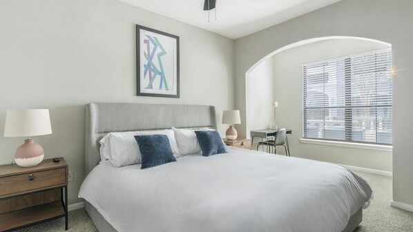 1 bedroom, desk, iron/ironing board, WiFi