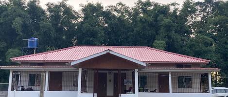 Fassade der Unterkunft