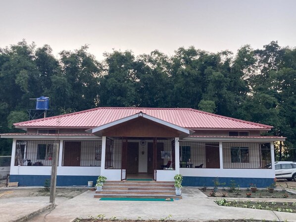 Façade de l’hébergement