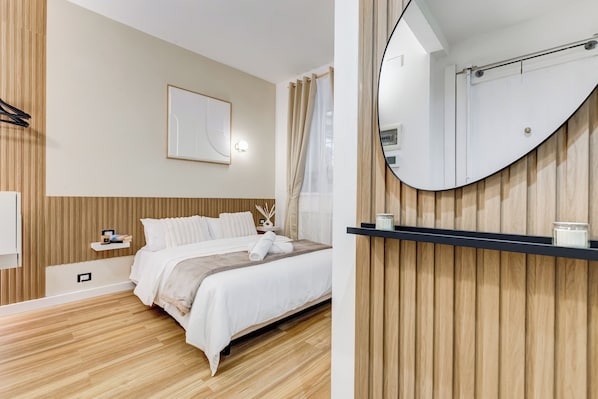 1 habitación, tabla de planchar con plancha, wifi y ropa de cama