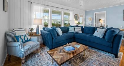 Water view house Topsail beach with Golf cart- Top unit